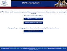 Tablet Screenshot of proficiencyprofileppv.starttest.com